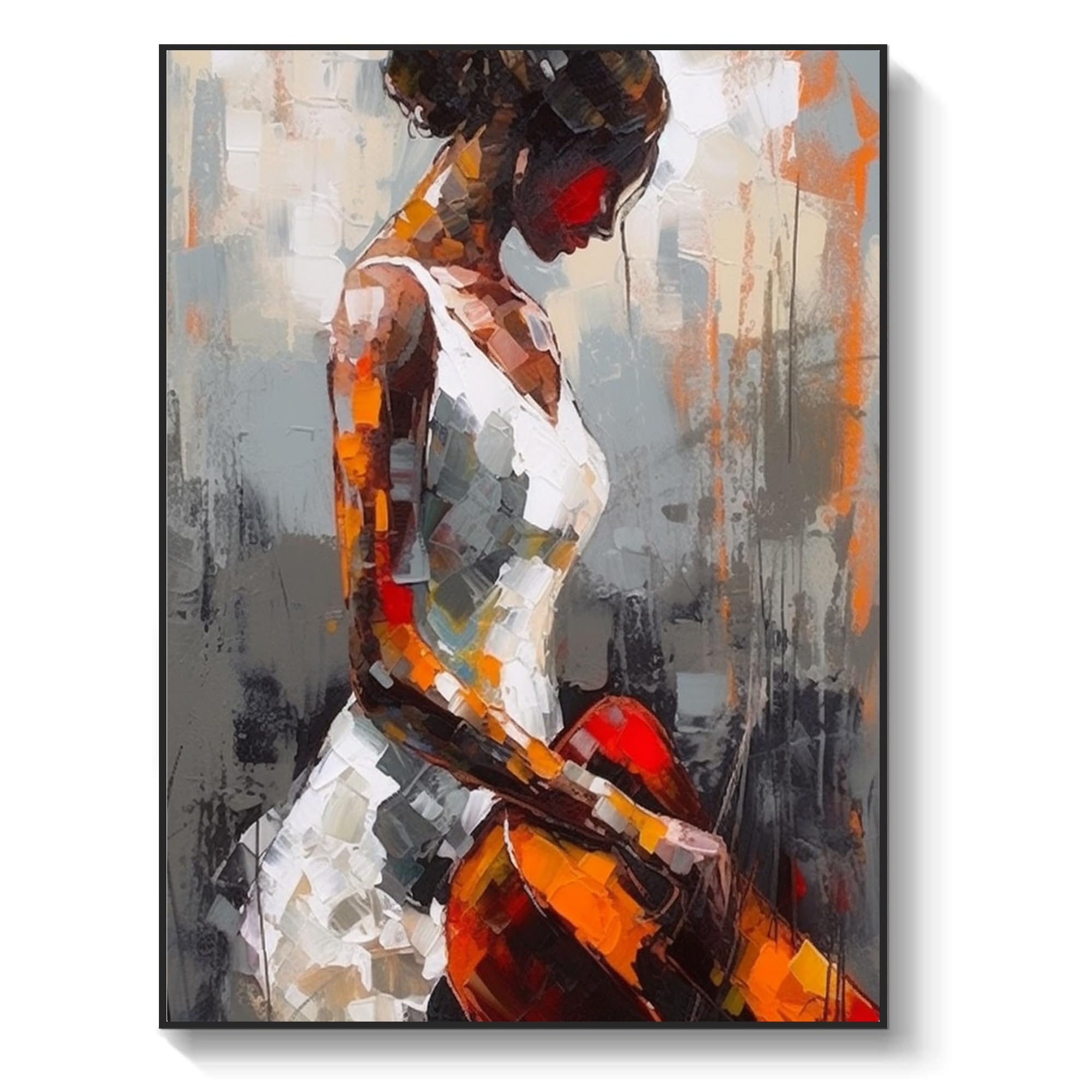 Amazon.com: Yahedoba Original female figure oil painting